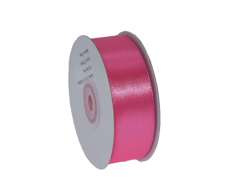 IHKFILAN Double Face Satin Ribbon 1Inchx25Yards Double Sided Solid Polyester Ribbon for Gift Wrapping Party Hair Braids Bow Baby Shower Decoration Floral Arrangement Craft Supplies,Hot Pink - Image 2